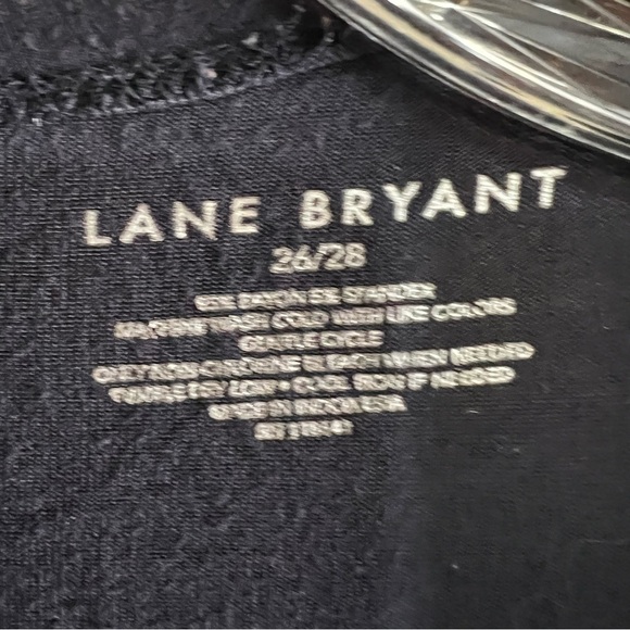 Lane Bryant Navy Blue Soft Fit and Flare Drape Open‎ Front Cardigan - Picture 6 of 7